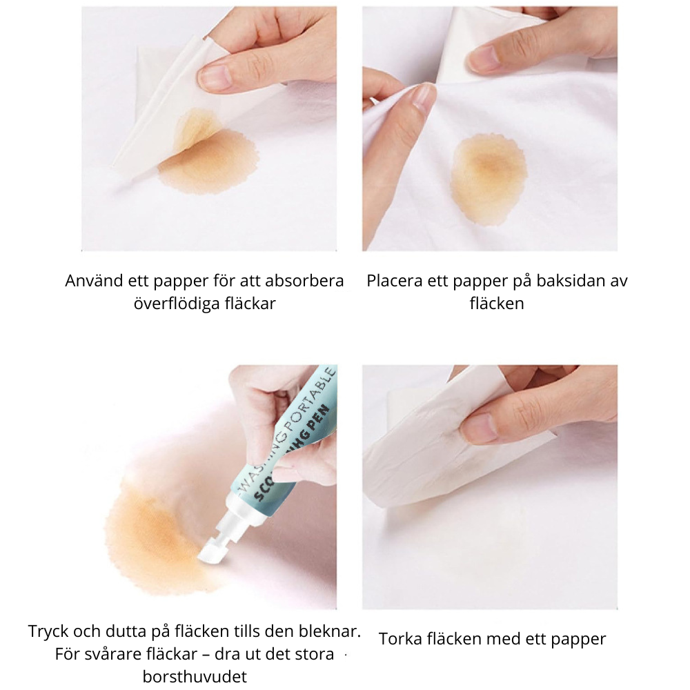 Tvättpennan - Fläckfritt utseende utan stress